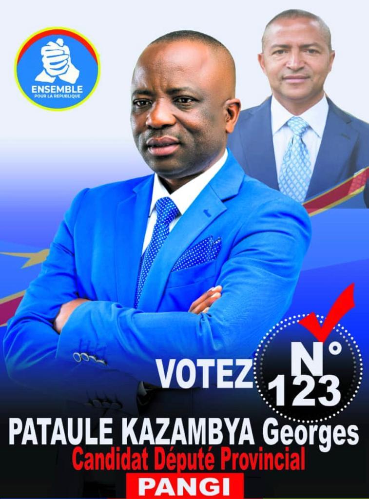 Pataule KAZAMBYA Georges, Candidat Député Provincial à Pangi