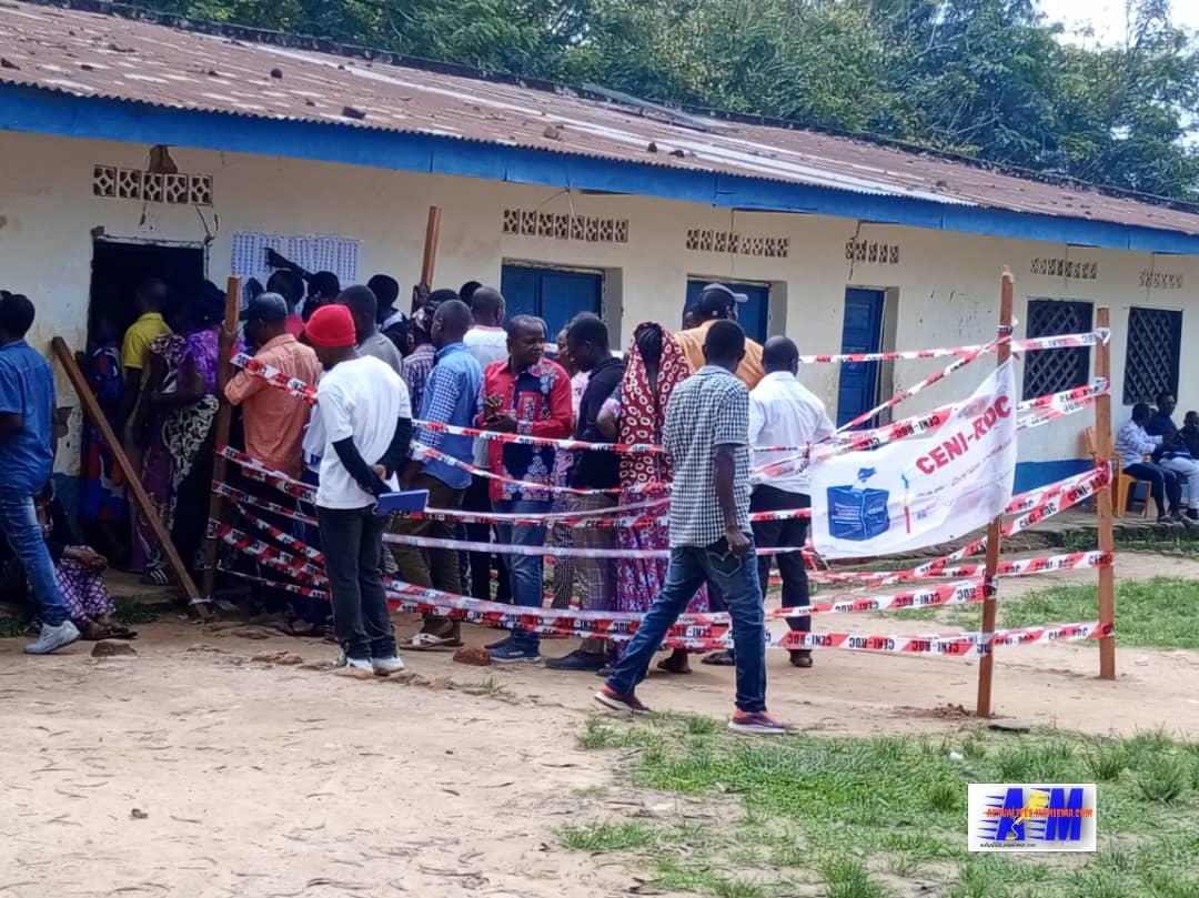 Un bureau de vote de Kindu. Ph, Actualité Maniema 2023